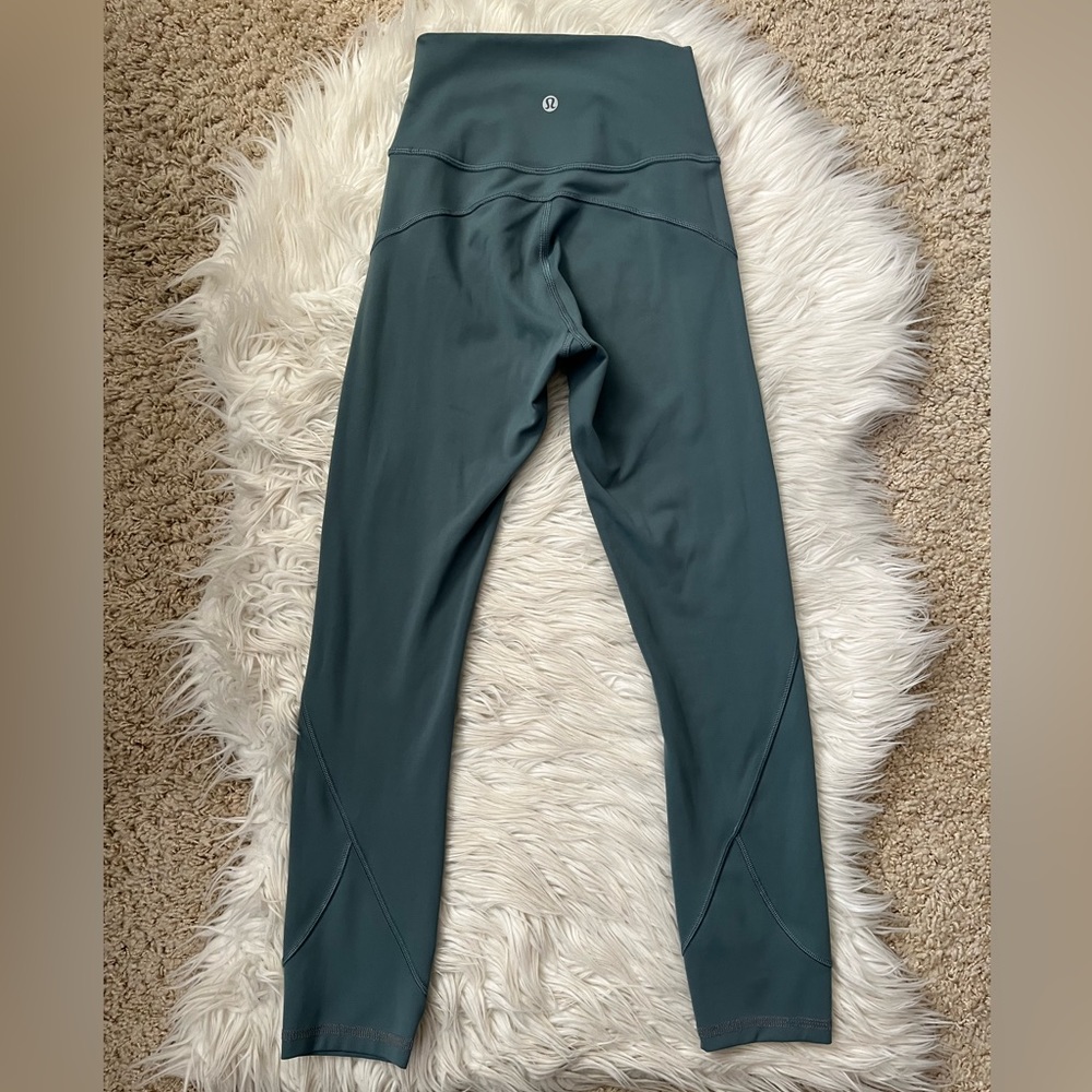 {Lululemon} In Movement 7/8 Tight Everlux in Green - Women's 2 - Picture 4 of 13